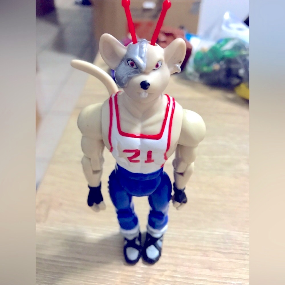Vintage Biker Mice From Mars Slam Dunk Vinnie 5” Action Figure 1994 Galoob